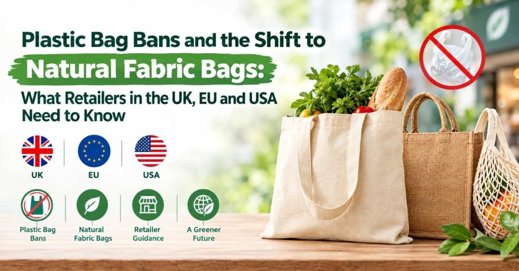 Plastic Bag Bans and the Shift to Natural Fabric Bags: What Retailers in the UK, EU and USA Need to Know